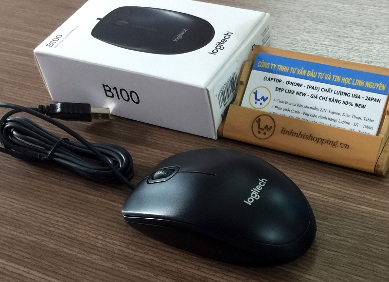 Chuột Dây USB Logitech B100