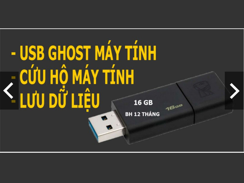 USB Ghost Laptop và Desktop, Chia Ổ Cứng, Cứu Dữ Liệu, Phá Mật Khẩu Window