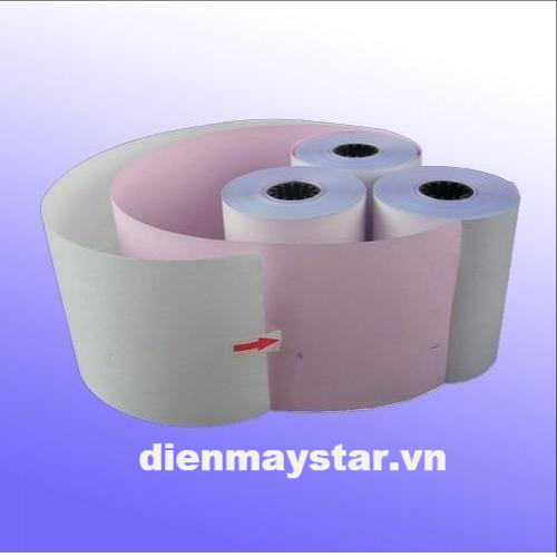 Giấy in hóa đơn K75 2 liên