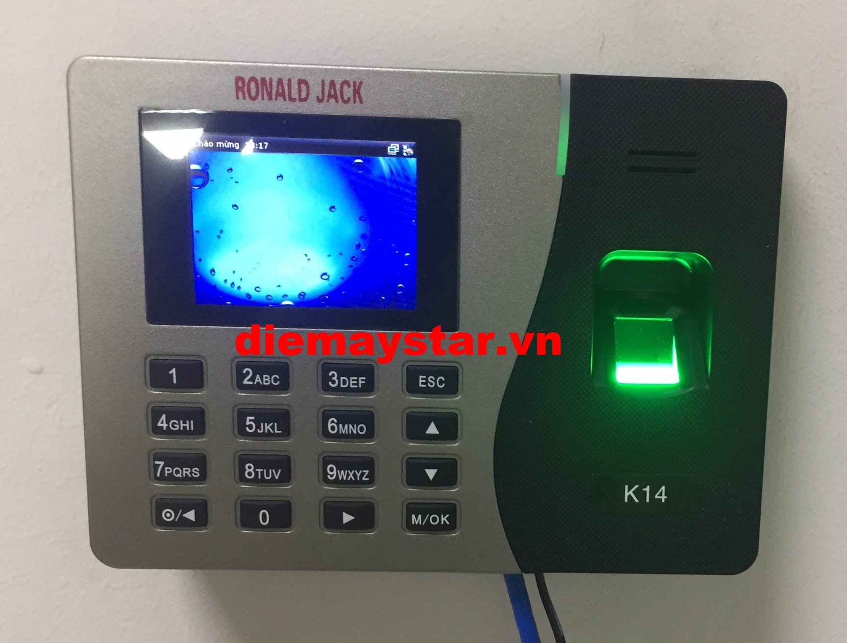 Máy chấm công vân tay Ronald Jack K14