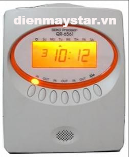 Máy chấm công thẻ giấy Seiko QR-6550