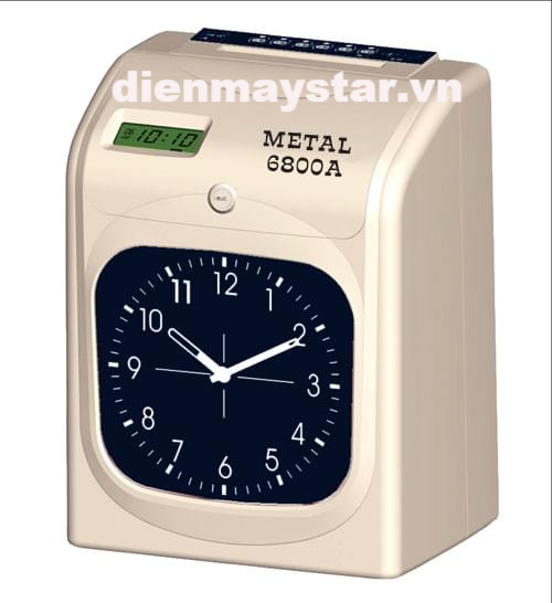 Máy chấm công thẻ giấy METAL 6800A