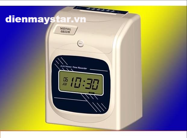 Máy chấm công thẻ giấy METAL 6800N