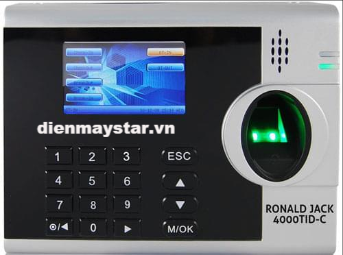 Máy chấm công vân tay RONALD JACK 4000TID-C