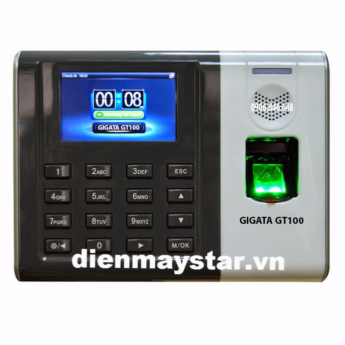 Máy chấm công vân tay thẻ thế hệ mới GIGATA GT100