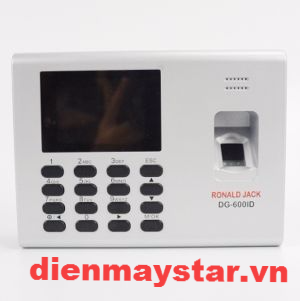 Máy chấm công vân tay và thẻ cảm ứng RONALD JACK DG-600ID