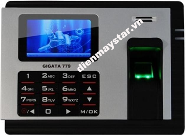 Máy chấm công vân tay và thẻ GIGATA 779A