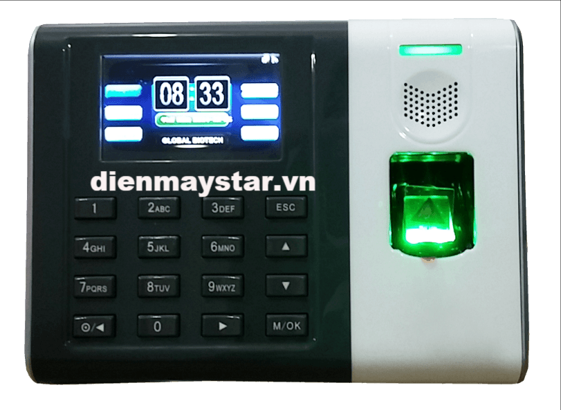 Máy chấm công vân tay và thẻ Ronald Jack DG100