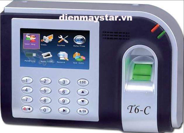 Máy chấm công vân tay và thẻ RONALD JACK T6-C