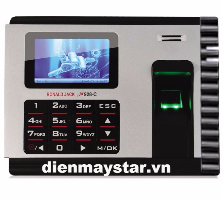Máy chấm công vân tay và thẻ cảm ứng RONALD JACK X928-C