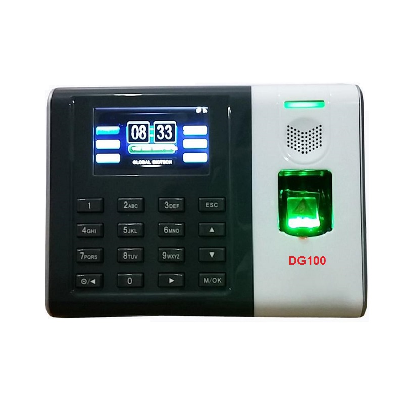 Máy chấm công vân tay và thẻ Ronald Jack DG100