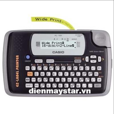 Máy in nhãn Casio KL-120
