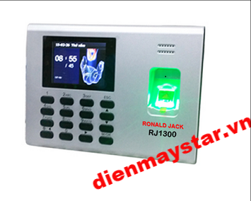 Máy chấm công vân tay, thẻ cảm ứng Ronald Jack RJ1300