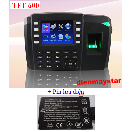 Ronald Jack TFT 600 Kiểm soát cửa ra vào có pin lưu điện