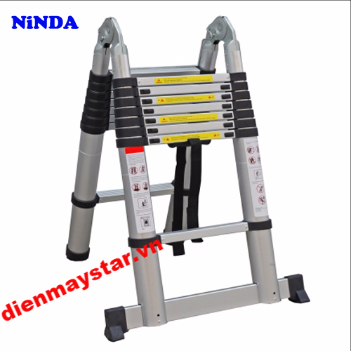 Thang nhôm rút gọn chữ A Ninda ND-44AI