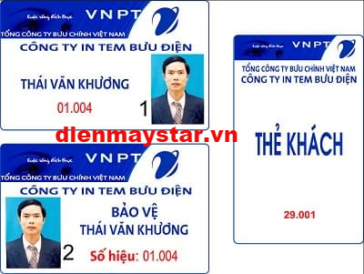 Thẻ nhân viên có chip cảm ứng