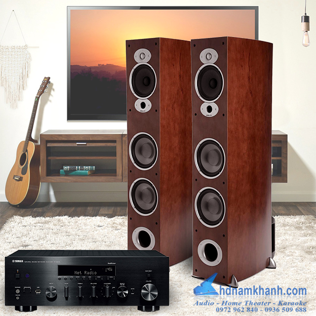 Bộ Hifi Yamaha RN803 + Loa Polk Audio Rti A7