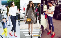 Mix đồ cực thời trang ngày thu của sao Việt và sao thế giới