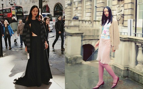 Huyền Trang dự show thời trang London với street style siêu chất