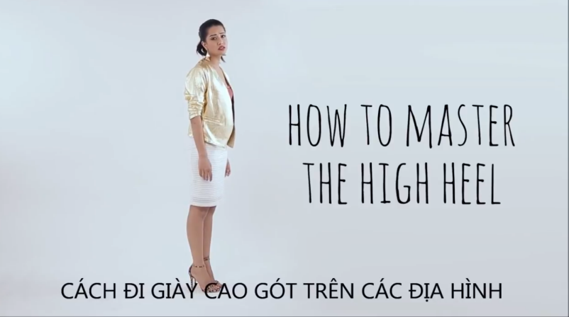 Hướng dẫn đi giày cao gót đúng cách trên các loại địa hình