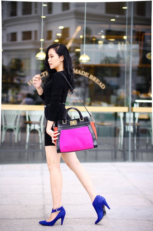 Mẹo mix giày cùng túi xách cho nàng 30/4