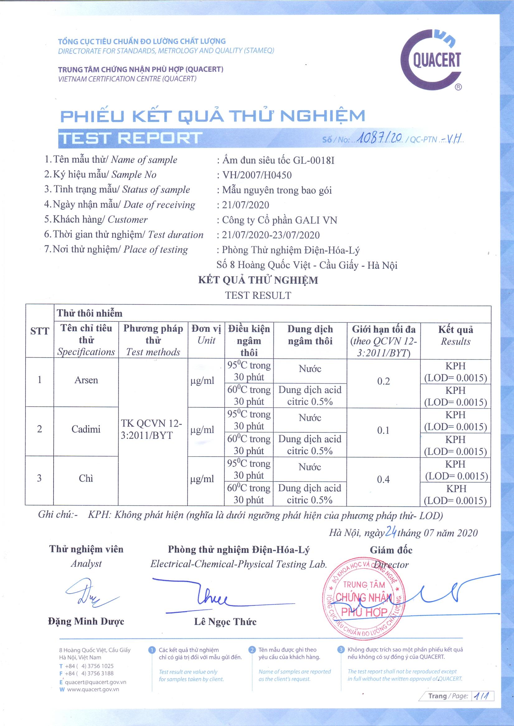 Ấm siêu tốc GL-0018I