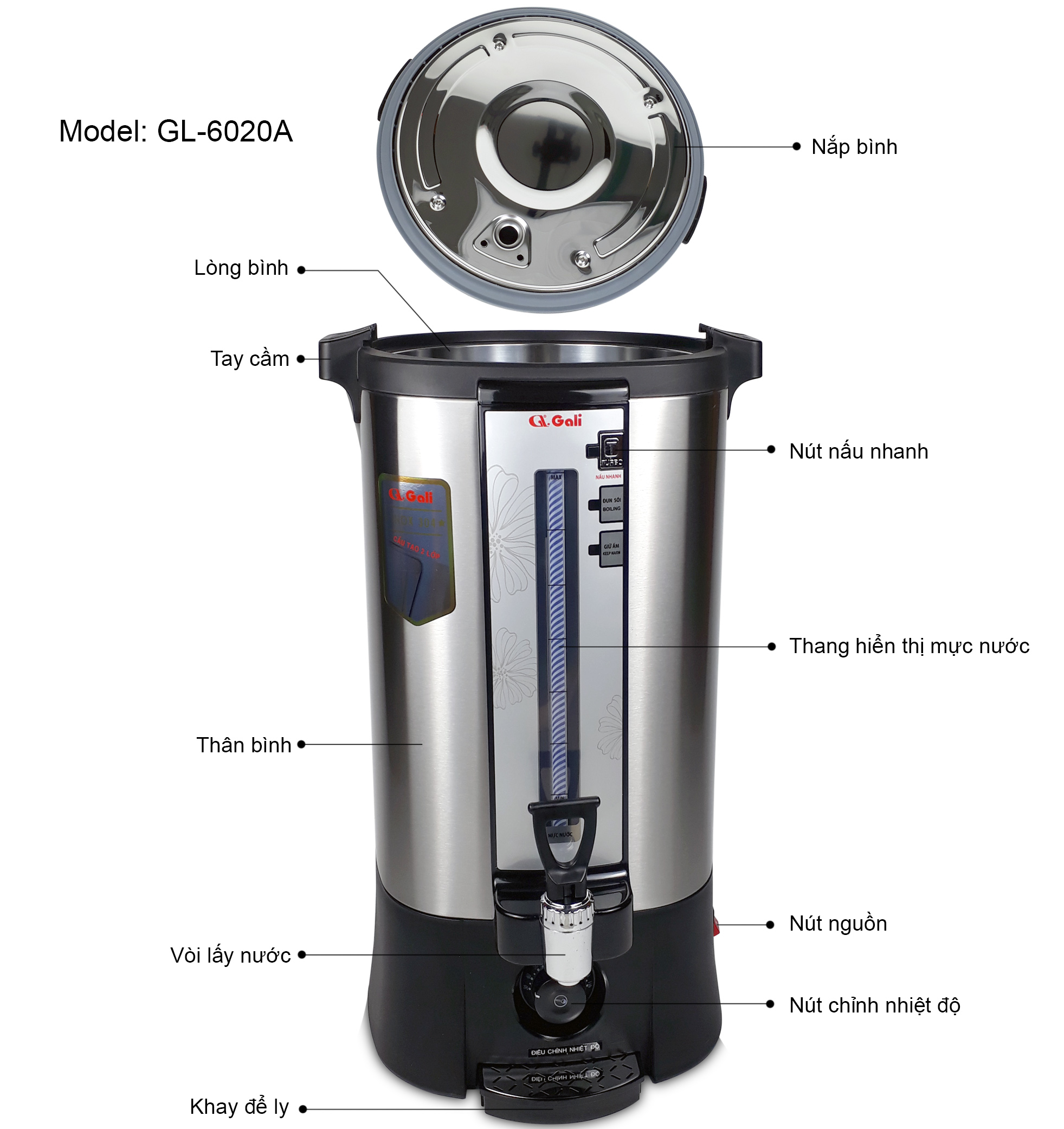 Bình đun nước nóng công nghiệp