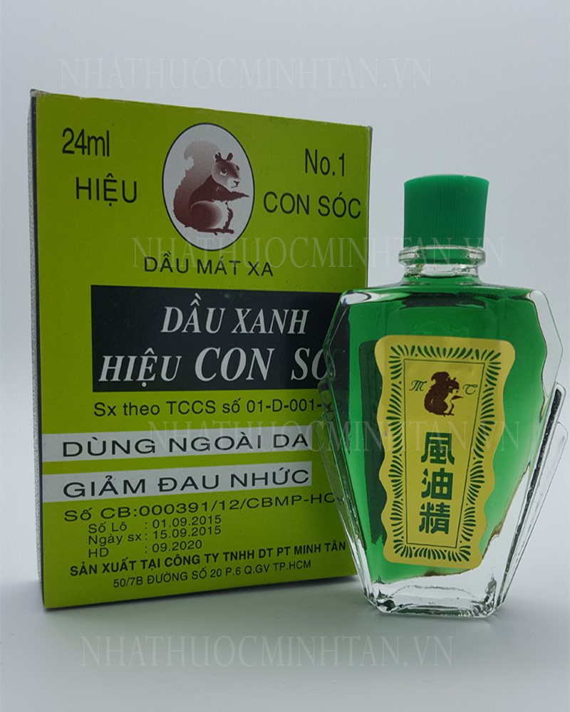 Nhà phân phối Dầu gió xanh hiệu con sóc uy tín tại TP.HCM Nhà phân phối Dầu gió xanh hiệu con sóc uy tín tại TP.HCM