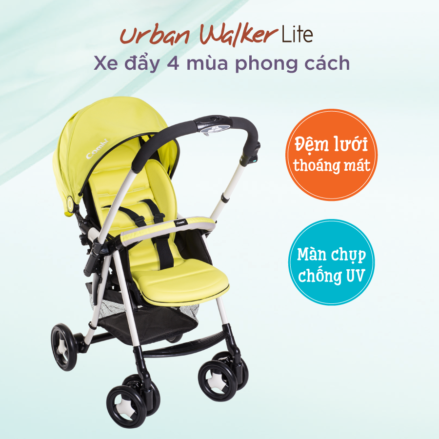 Xe đẩy Combi F2 Plus là sự lựa chọn hoàn hảo cho mẹ