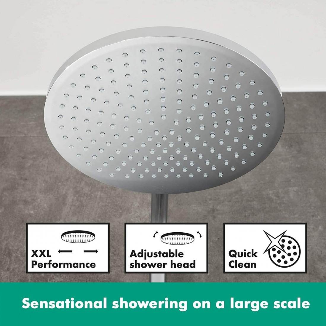 Sen cây bát tròn cao cấp nhập khẩu Đức Hansgrohe Crometta S240 3 xả