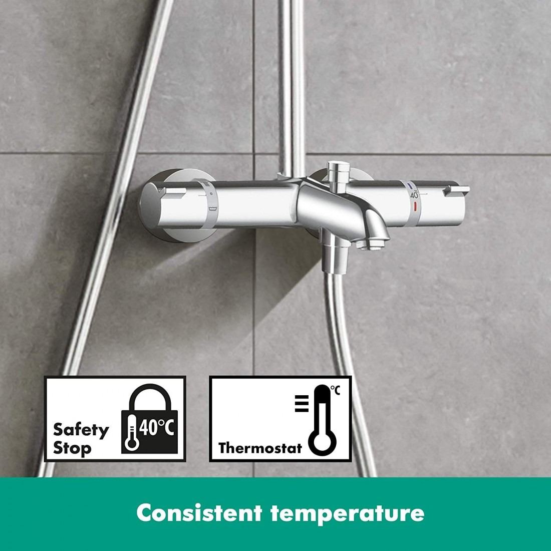Sen cây bát tròn cao cấp nhập khẩu Đức Hansgrohe Crometta S240 3 xả