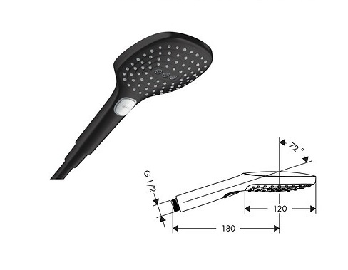 Bộ sen âm tường Hansgrohe | 26238670