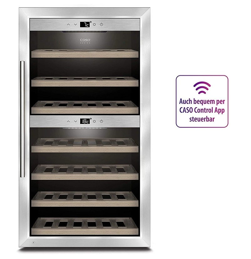 Tủ bảo quản rượu vang Caso Wine Comfort | 660 Smart