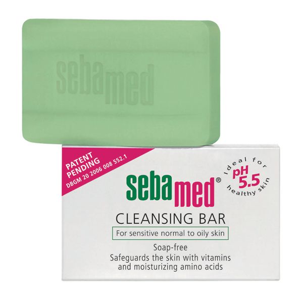 Thanh kem làm sạch, kháng khuẩn Cleansing Bar – Sebamed