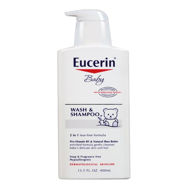 Sữa tắm gội êm dịu cho bé - Baby wash & shampoo 400ml - Eucerin