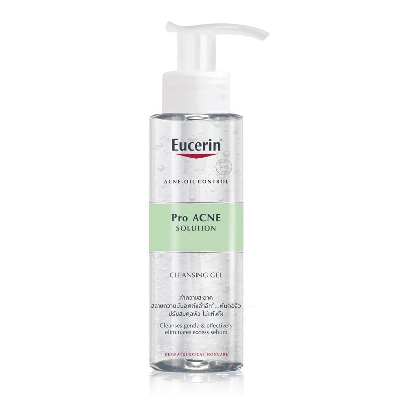 Gel Rửa Mặt Cho Da Dầu Mụn ProAcne Solution Cleansing Gel Eucerin