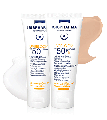 UVEBLOCK SPF50 Mineral Tinted Cream 40ml Isis Pharma