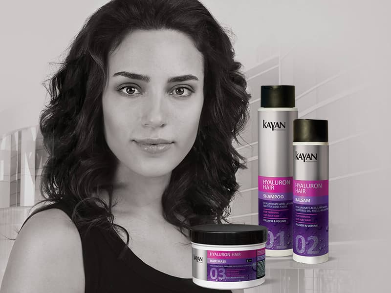 Dầu gội, xả cho tóc mỏng mảnh Hyaluron Hair Kayan