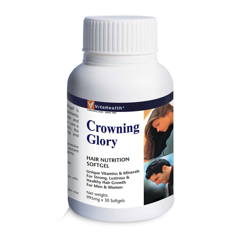 Viên uống dưỡng tóc chắc khỏe Crowning Glory – VitaHealth