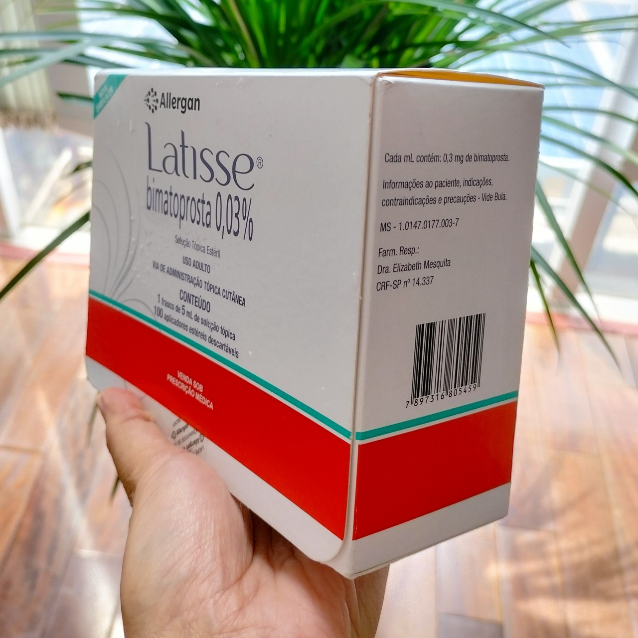 Tinh chất dưỡng dài và dày lông mi Latisse 5ml - Brazil