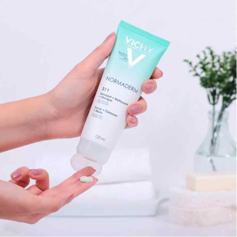 Normaderm 3 In 1 Scrub Vichy 125ml