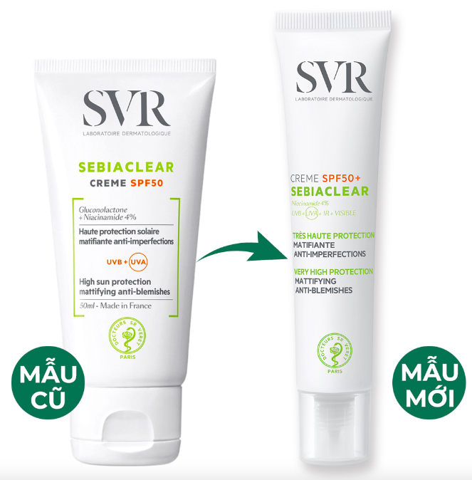 SVR SEBIACLEAR Crème SPF50+ 50ml