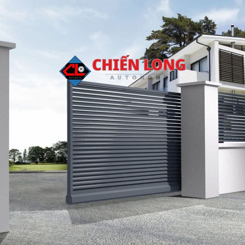 Cổng lùa xếp hiện đại tạo nên phong cách hiện đại cho mọi công trình