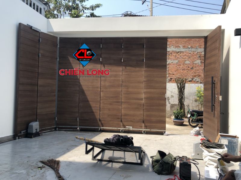 Cổng sắt lùa cong tự động sở hữu nhiều ưu điểm nổi trội