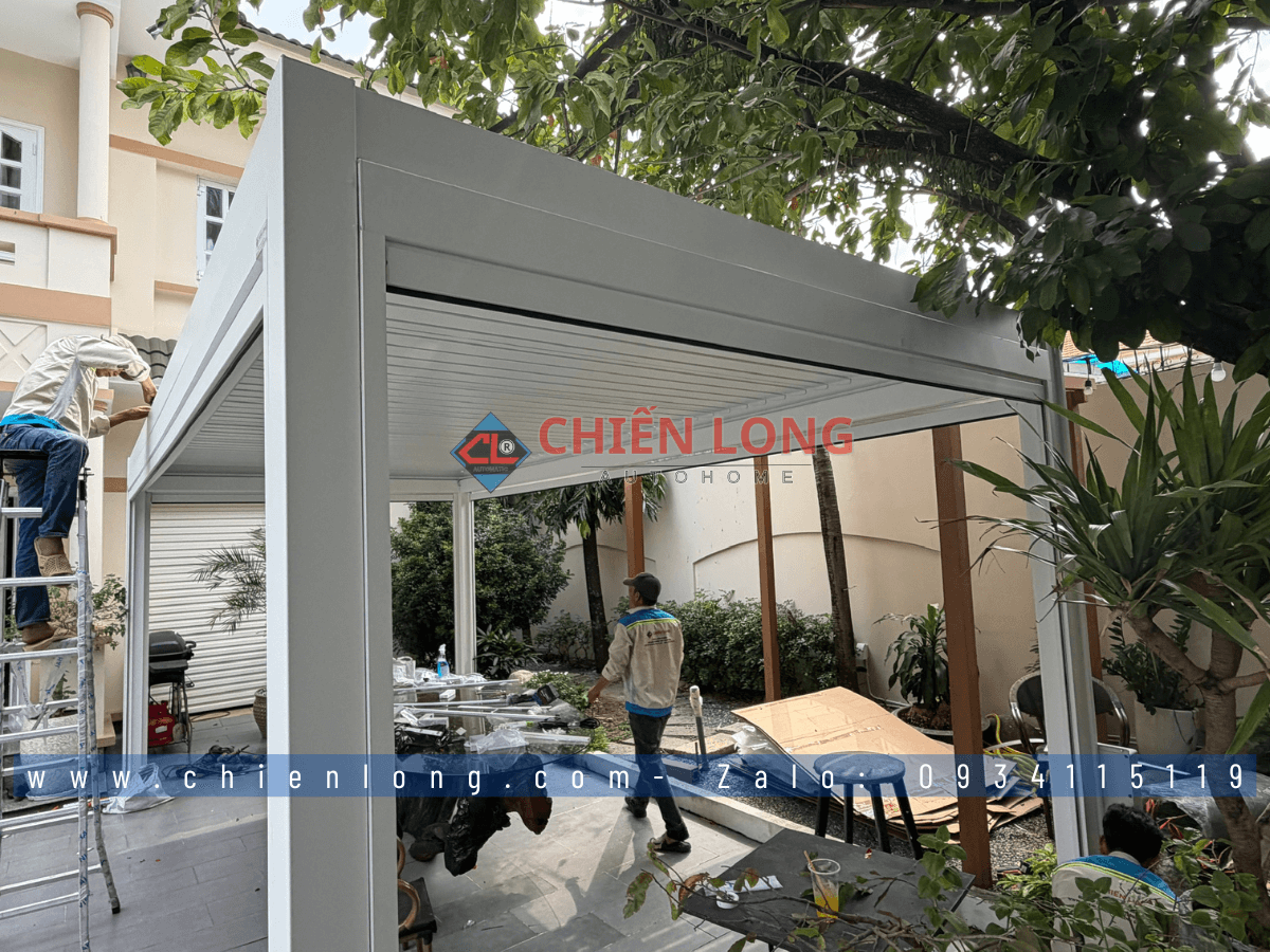 Công trình nhà chòi hợp kim nhôm cao cấp chị Lê Thị Ngọc Dung Thảo Điền Q2