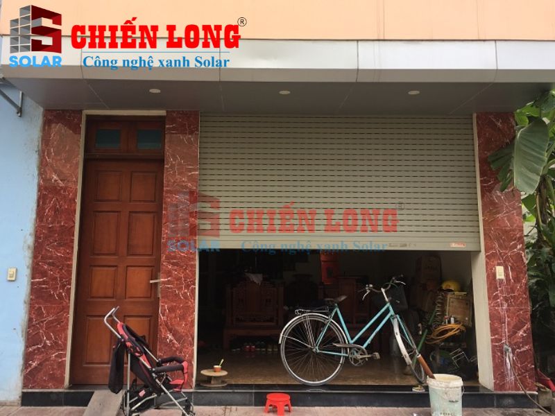 Cửa cuốn thông minh do Chiến Long lắp đặt