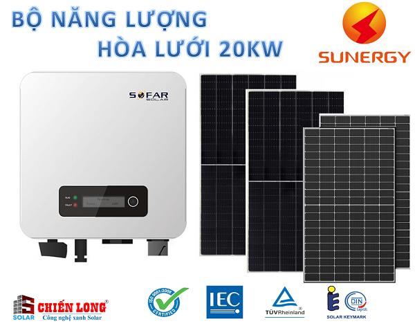 Lợi ích khi dùng điện năng lượng mặt trời 20kw