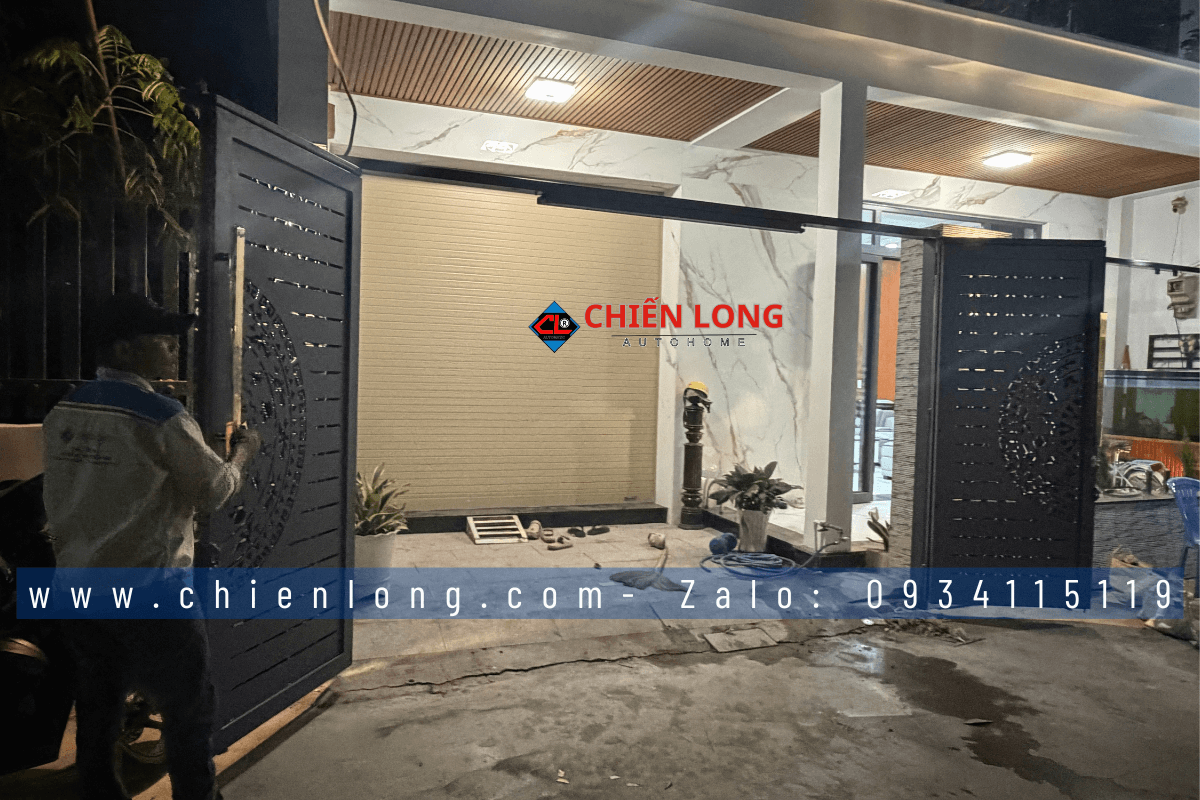 Khung gia cường cửa trượt quay CNC chịu lực cho khẩu độ 3,65m