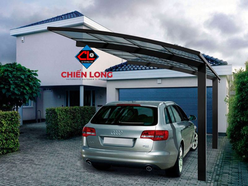 Mái che cố định hợp kim nhôm lệch một bên được làm từ vật liệu cao cấp