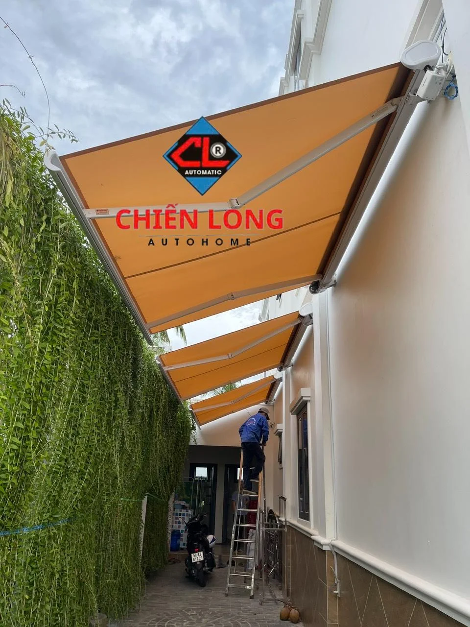 Mái hiên che nắng tự động